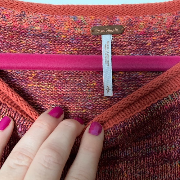 Free People Sweater Red knit - Picture 2 of 3